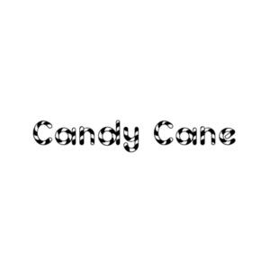 font candy cane